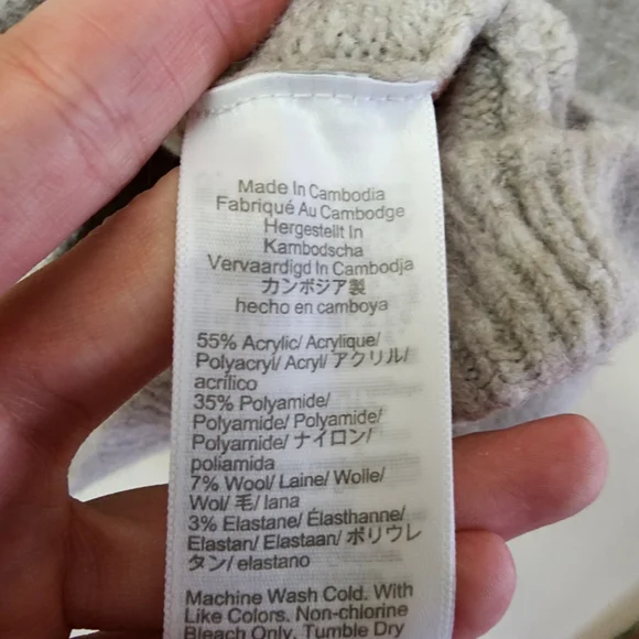 J Crew Wool Collared Polo Sweater Extra Soft Rhinestone Buttons Cropped Size S - Picture 9 of 10